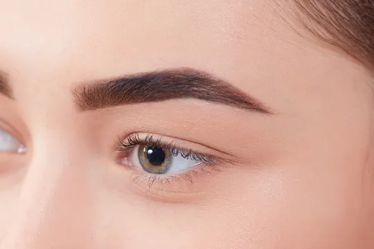 Why does my new Microbladed brows look solid?